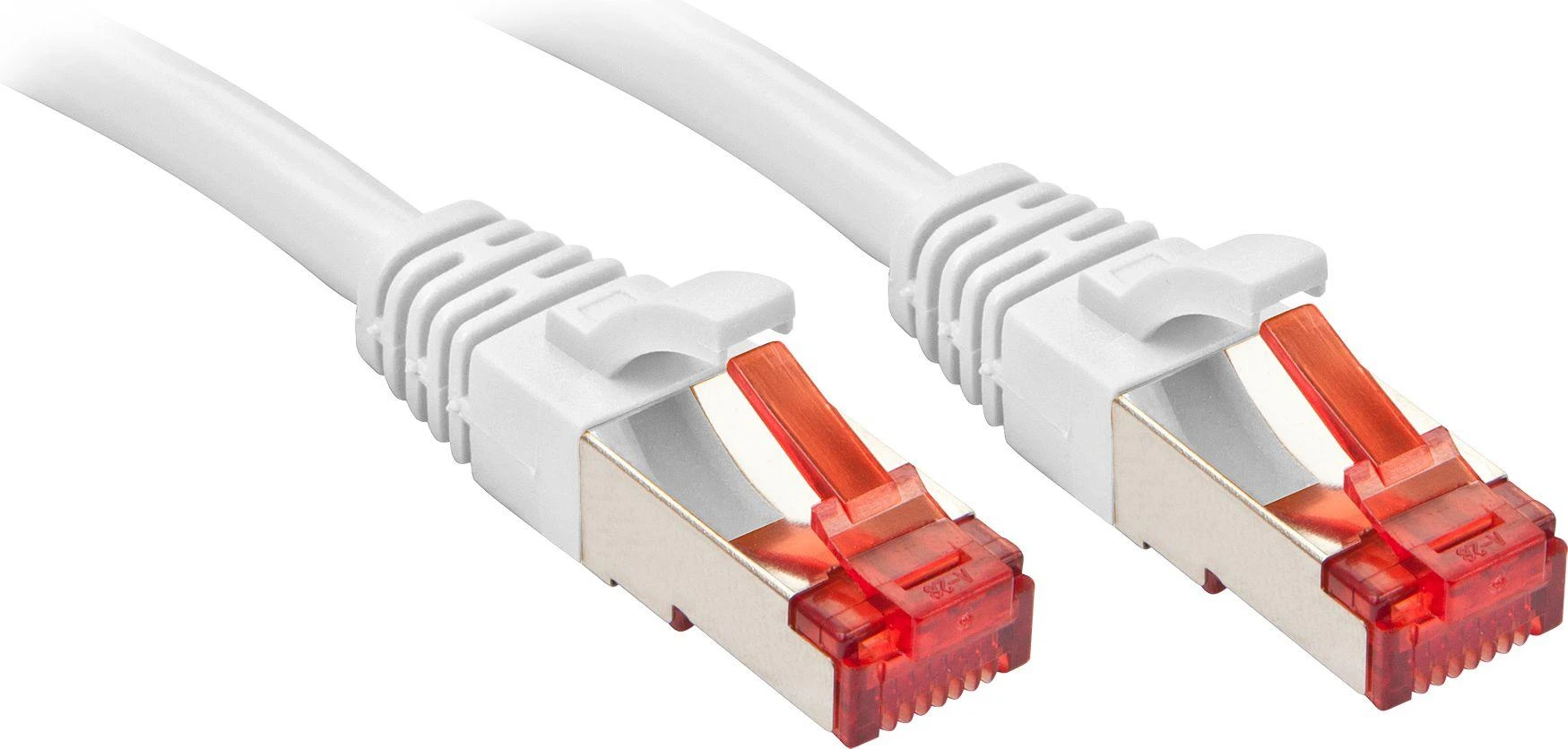 Tinklo Kabelis - LINDY Cat.6 S/FTP Tinklo Kabelis, RJ45, M/M, 250MHz, 27AWG, 1 m, Baltas