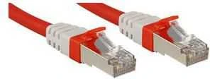 Tinklo Kabelis - LINDY Cat.6A S/FTP LSZH Tinklo Kabelis, RJ45, M/M, 500MHz, 26AWG, 0.3 m, Raudonas