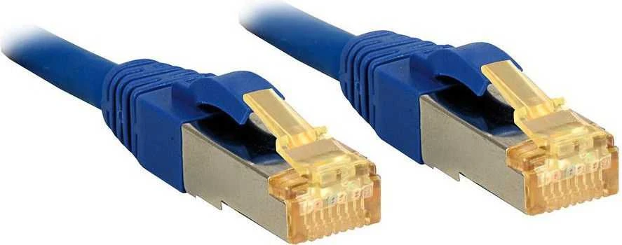 Tinklo Kabelis - LINDY RJ45 S/FTP LSZH Tinklo Kabelis, Cat.6A Kištukas, Cat.7 Neapdirbtas Kabelis, 30 m, Mėlynas