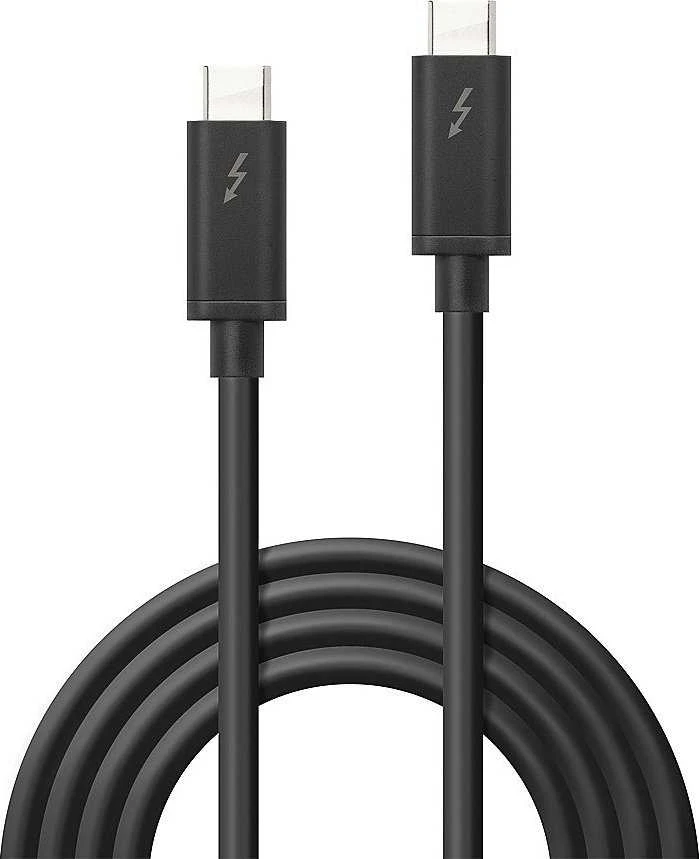 Thunderbolt Laidas - LINDY Thunderbolt 3 Laidas, 40Gbps, 100W PD, 2 m, Juodas