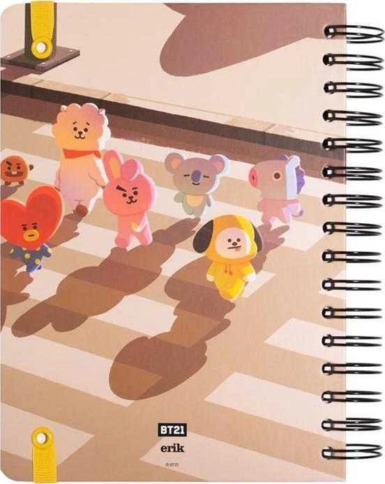 Line Friends BT21 - Bloknotas / Užrašai A5