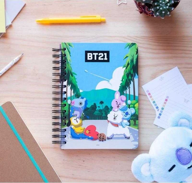 Line Friends BT21 - Bloknotas / Užrašai A5
