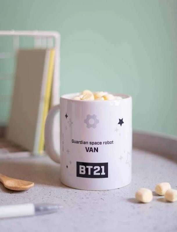 BT21 - Keraminis puodelis 300 ml WAN