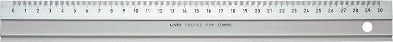 Linex Linex 1960M, Desk ruler, Aliuminio, Aliuminio, 60 cm, 35 mm
