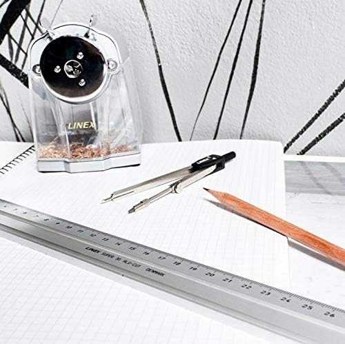 Linex Linex 1960M, Desk ruler, Aliuminio, Aliuminio, 60 cm, 35 mm
