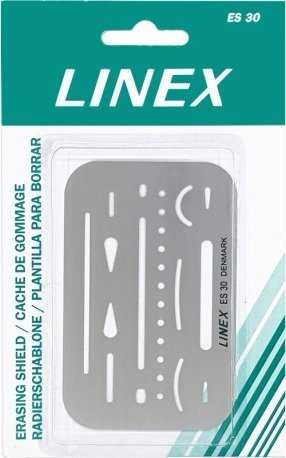 Linex Linex šablonas 26 angos, stalo liniuotė
