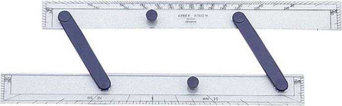Linex parallel liniał A1615M 38cm transparent