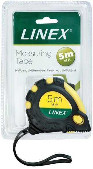 Linex LINEX matuoklis 5 m cm ir col. skalė, lankstus
