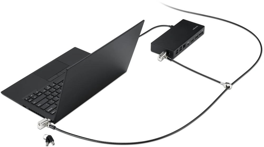 Linka zabezpieczająca Kensington Blokada do laptopa Universali 3in1 Twin Head 2.0 (K63392WW)