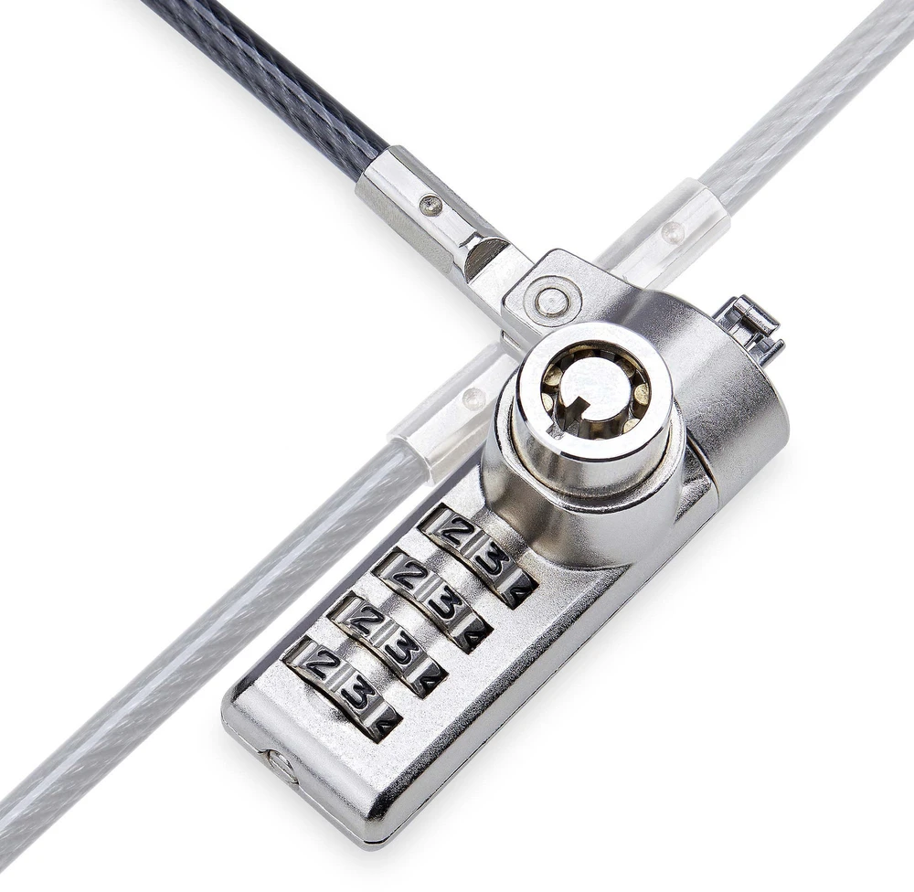 Linka zabezpieczająca StarTech 2 m (DUALKA10-LAPTOP-LOCK)