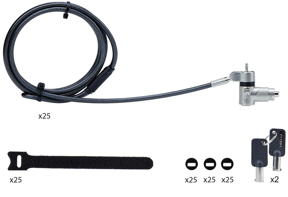 Linka zabezpieczająca StarTech 2 m (UNIVKA25-LAPTOP-LOCK)