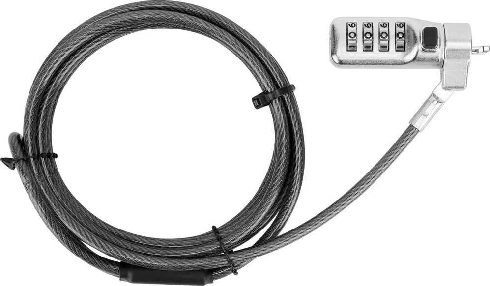 Targus DEFCON CPact Resettable Combo R Sidabrinis