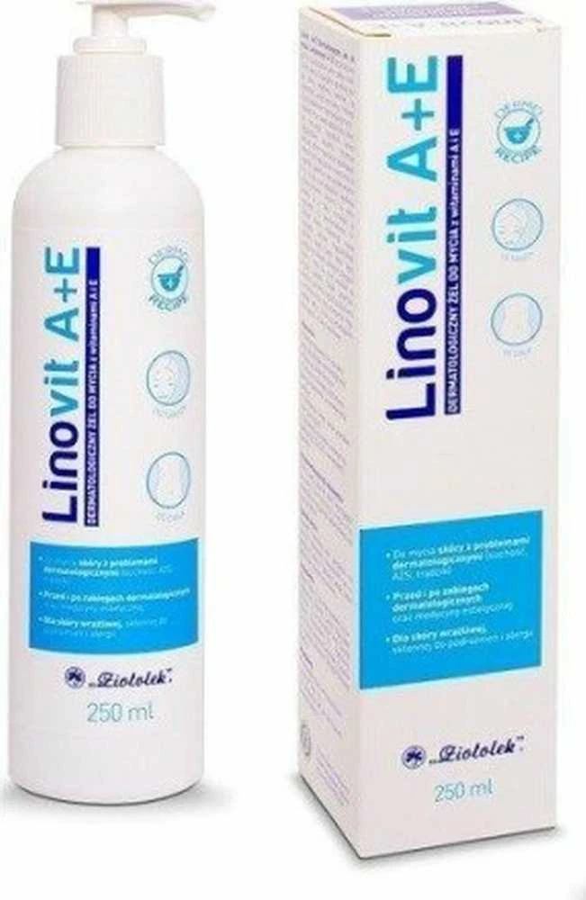 Linomag Linovit A+E žolelių valomasis gelis su vitaminais A ir E, 250 mm