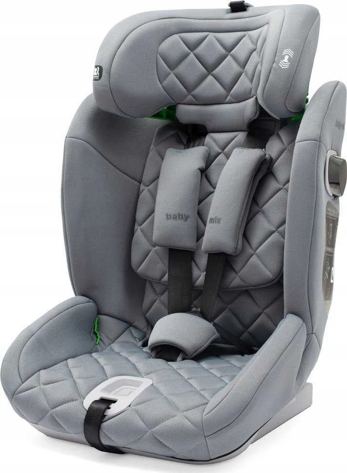 Automobilinė kėdutė BABY MIX HERO PRO I-SIZE 2026 pilka