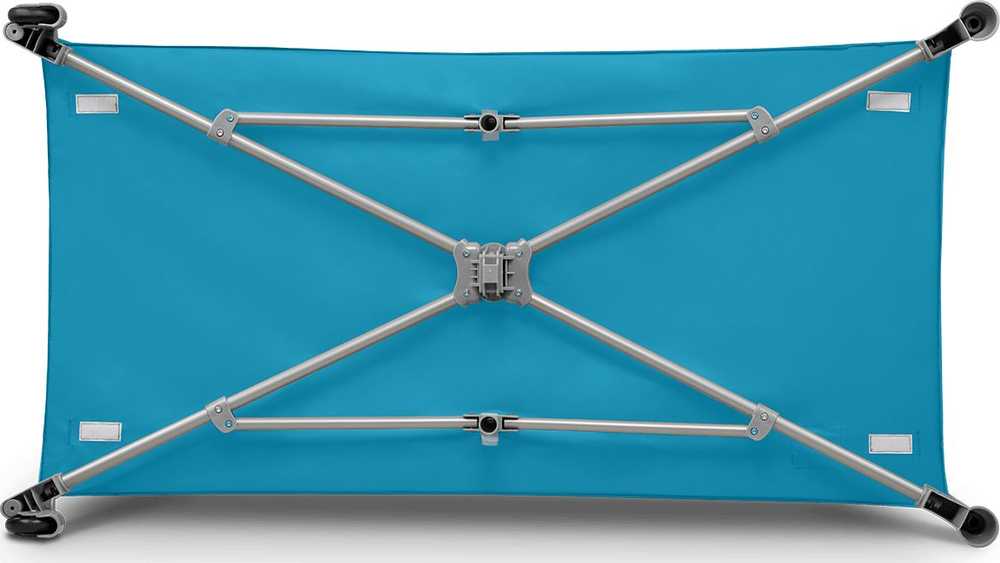 LIONELO Kelioninė lovelė Stefi Žalias Turquoise
