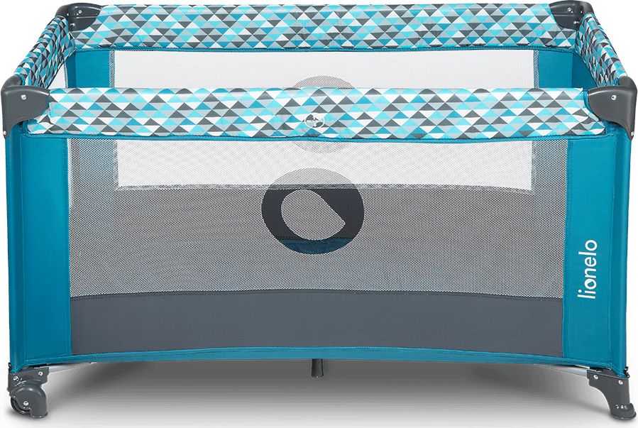 LIONELO Kelioninė lovelė Stefi Žalias Turquoise