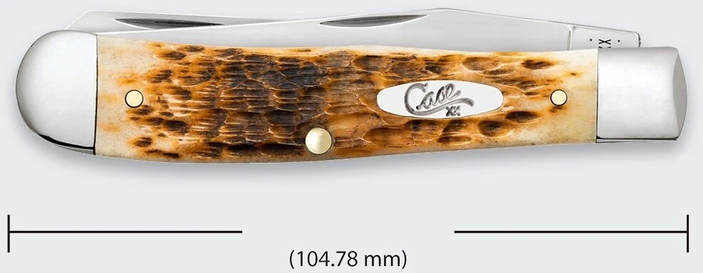 „LionSteel Knives“ sulankstomo peilio dėklas „Trapper“ nerūdijančio plieno, gintaro spalvos, kaulo spalvos
