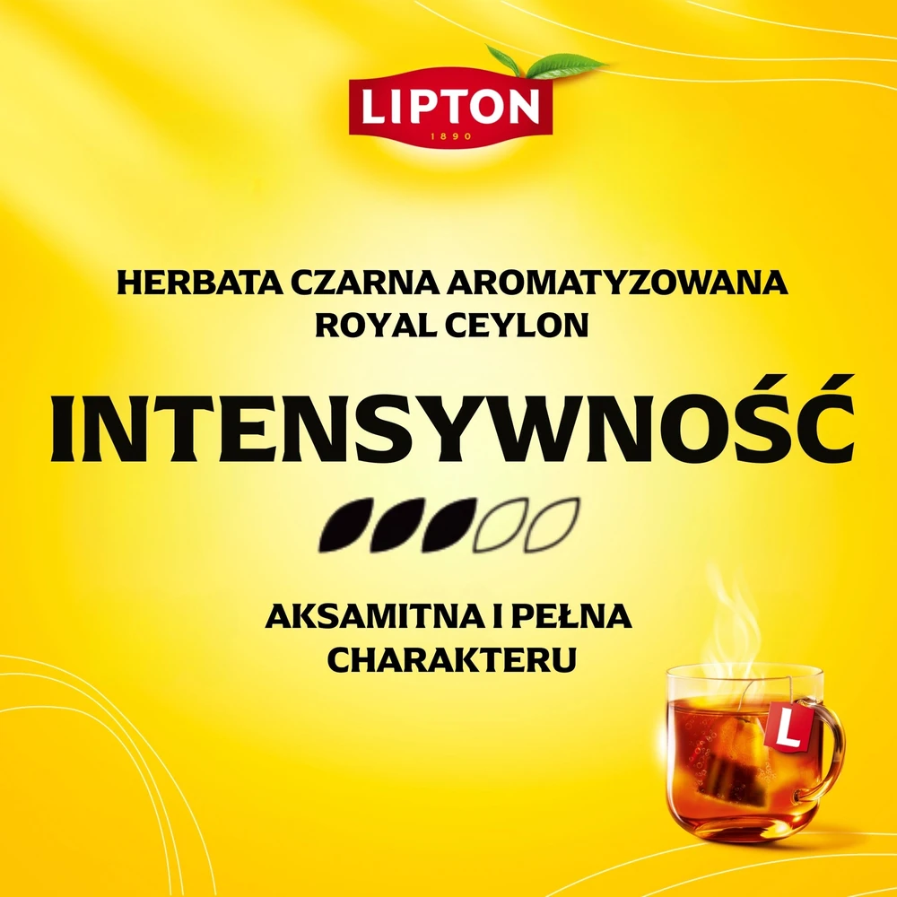 Lipton LIPTON juodoji arbata, Royal Ceylon, 92 pakeliai