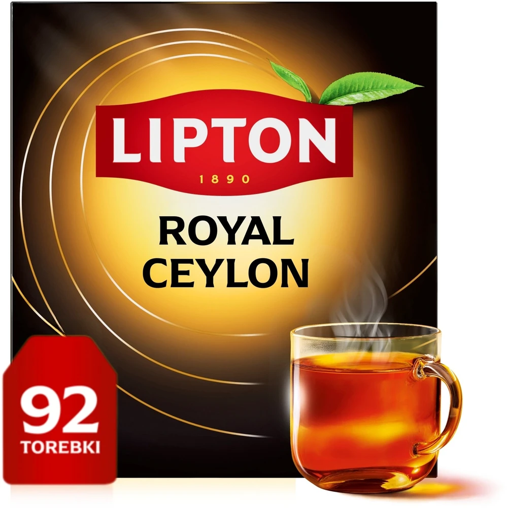 Lipton LIPTON juodoji arbata, Royal Ceylon, 92 pakeliai