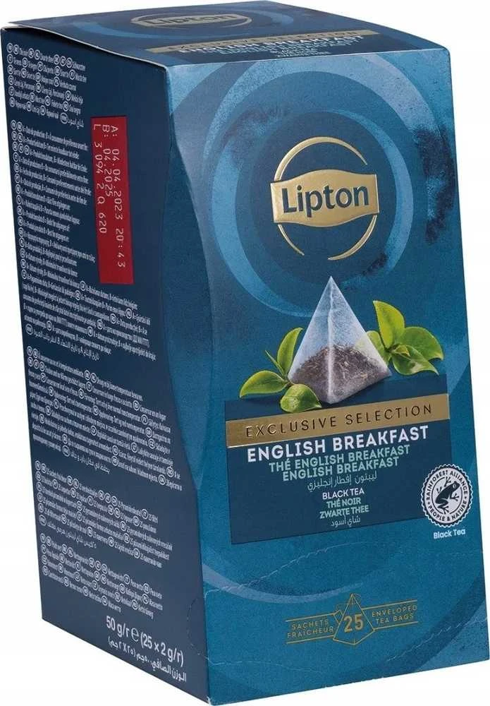 Lipton Herbata LIPTON, piramidki, išskirtinis pasirinkimas, angliški pusryčiai, 25 torebek