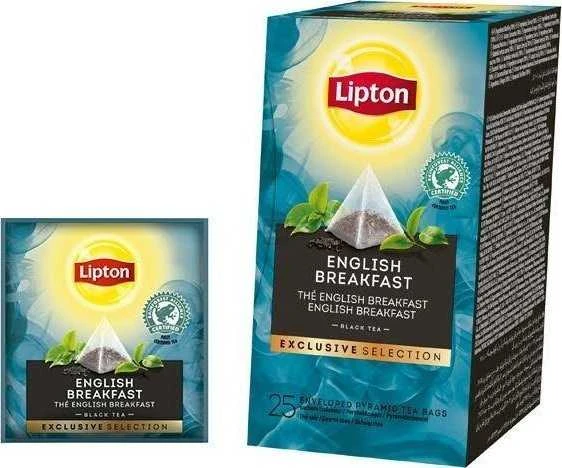 Lipton Herbata LIPTON, piramidki, išskirtinis pasirinkimas, angliški pusryčiai, 25 torebek