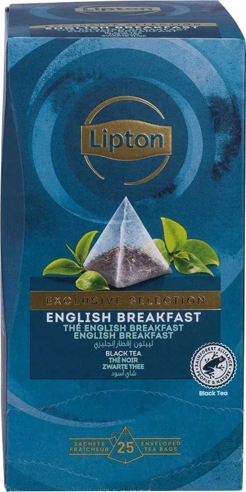 Lipton Herbata LIPTON, piramidki, išskirtinis pasirinkimas, angliški pusryčiai, 25 torebek