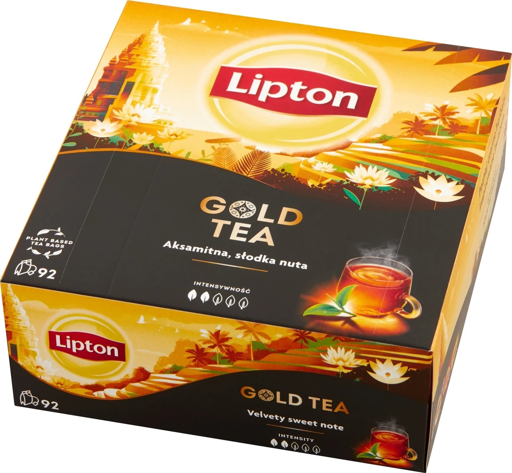 Lipton LIPTON arbata juoda, Gold Tea, 92 pakeliai