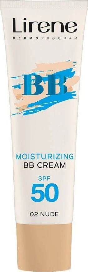 Lirene BB drėkinamasis kremas SPF50 02 Nude 30ml