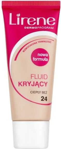 Lirene Covering Foundation 24 Warm rusvai gelsvas, 30 ml