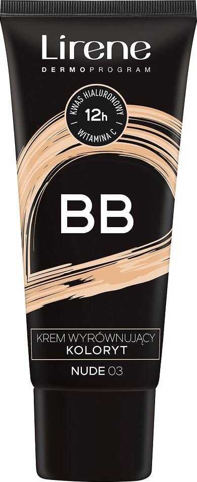 Lirene BB KREM WYRÓWNUJĄCY KOLORYT 03 Nude, 30 ml