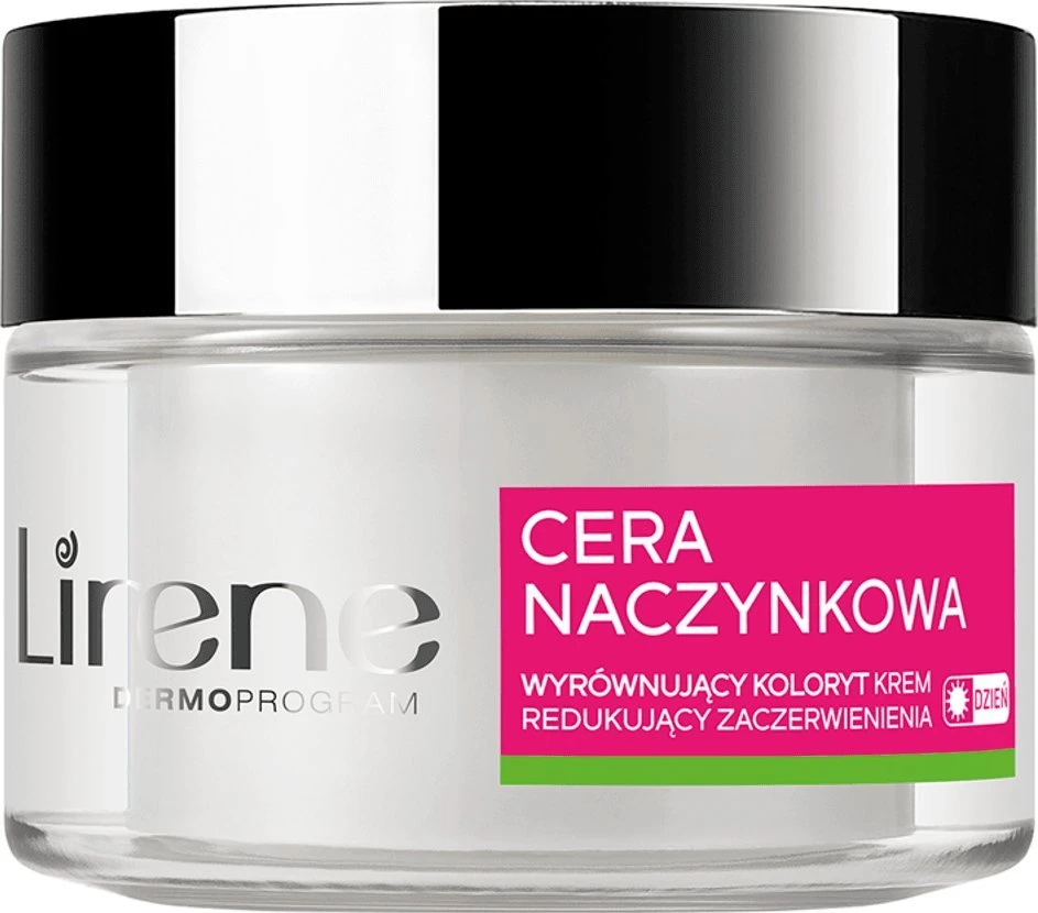 Kremas jautriai, raustančiai odai Lirene Cera Naczynkowa, 50 ml
