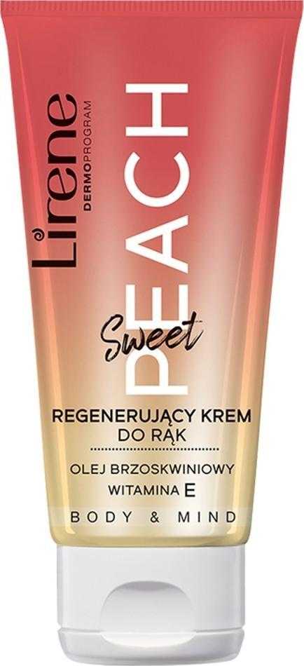 Lirene Body & Mind regeneruojantis rankų kremas Sweet Peach 50ml