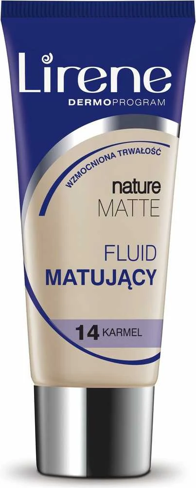 Lirene Nature Matte fluid 14 Caramel, 30 ml