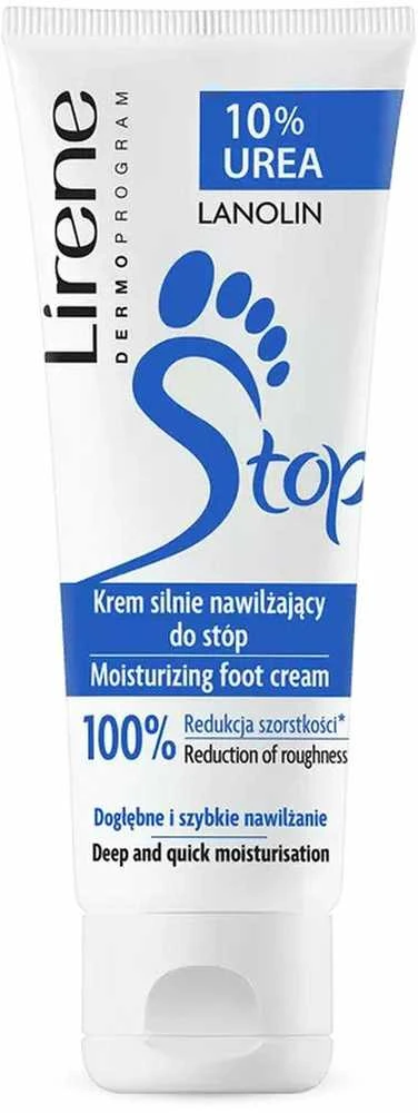 Lirene Stipriai drėkinantis pėdų kremas 10% Urea 75ml