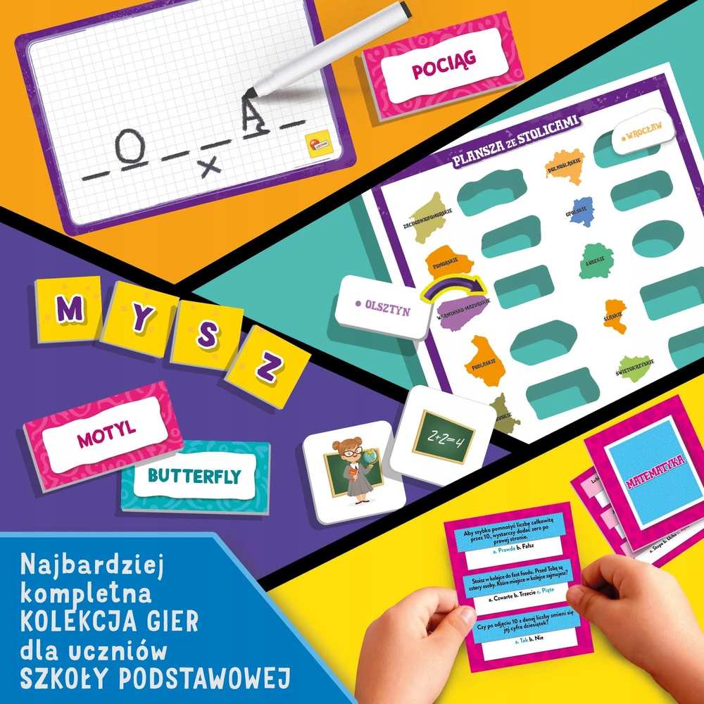 Lisciani Gra Žaidimas „Aš esu genijus“ 50 edukacinių žaidimų