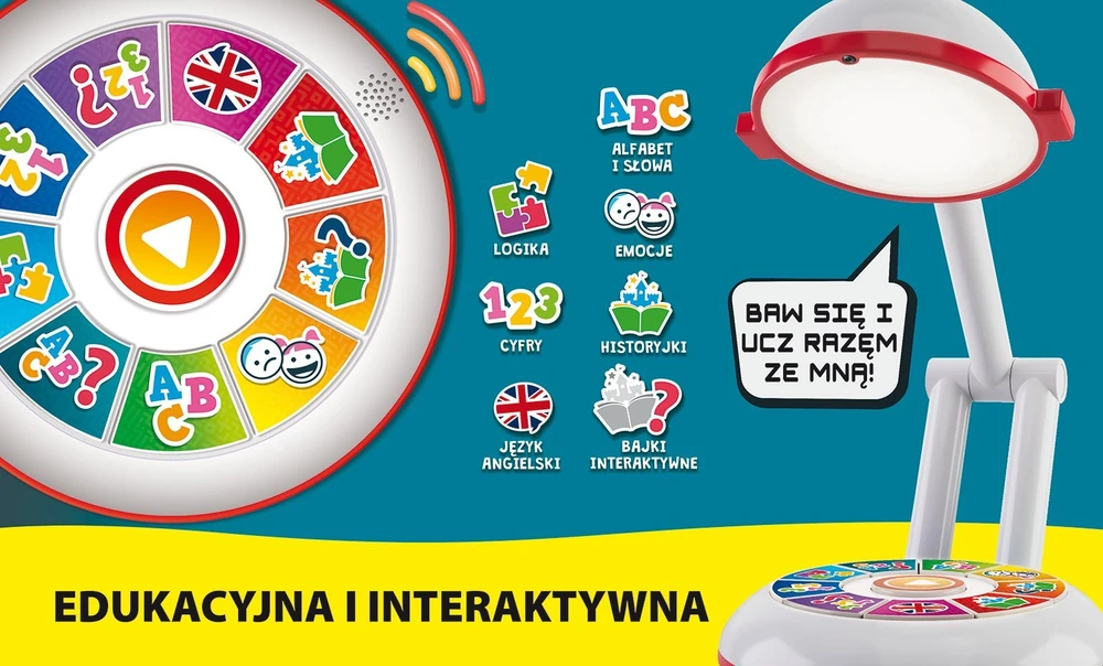 Hi-tech Lisciani edukacinis aukštųjų technologijų Moja Lampka 96992