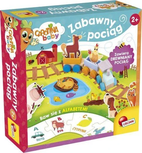Lisciani Carotina Baby vaikiškas traukinukas 84005 LISCIANI