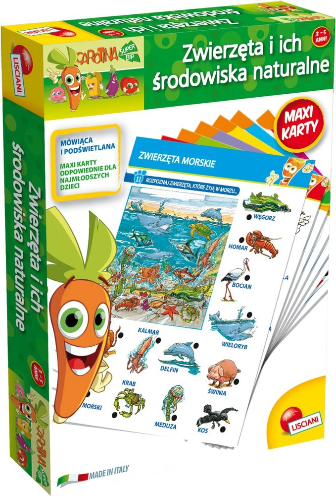 Dėlionė Lisciani Carotina Animals Environment – 304-P54947
