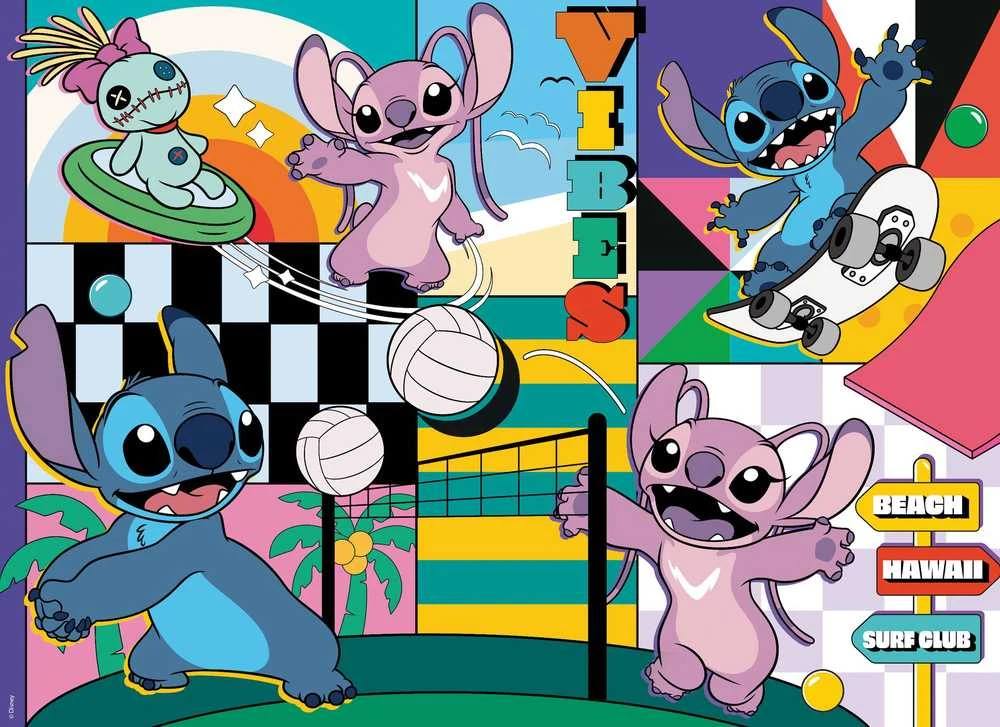 Lisciani LISCIANI DISNEY Dėlionė DF MAXI FLOOR 108 STITCH