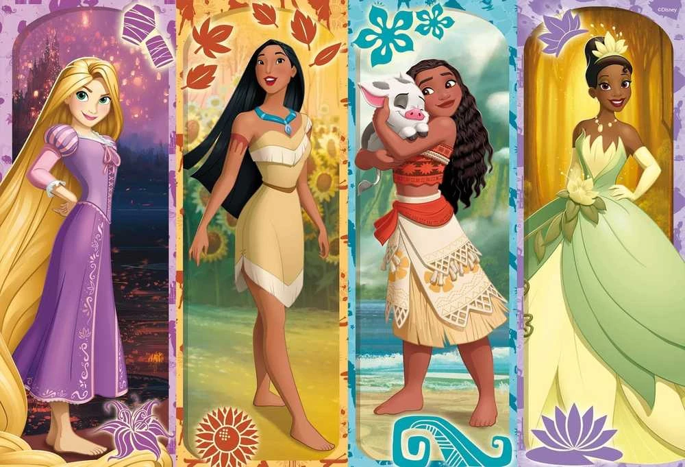 Lisciani LISCIANI DISNEY Dėlionė DF MAXIFLOOR 2X60 PRINCESS