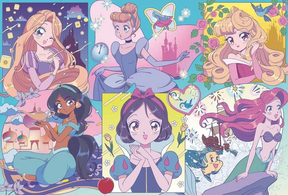 Lisciani LISCIANI DISNEY Dėlionė DF PLUS 250 PRINCESS MANGA