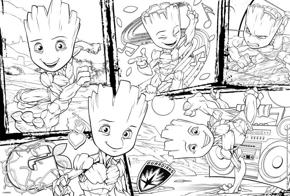 Lisciani LISCIANI DISNEY MARVEL Dėlionė DF PLUS 250 EL. GROOT