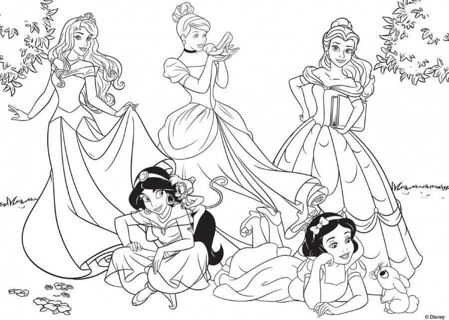 Lisciani Lapai Dvipusė dėlionė 108 Disney princesės