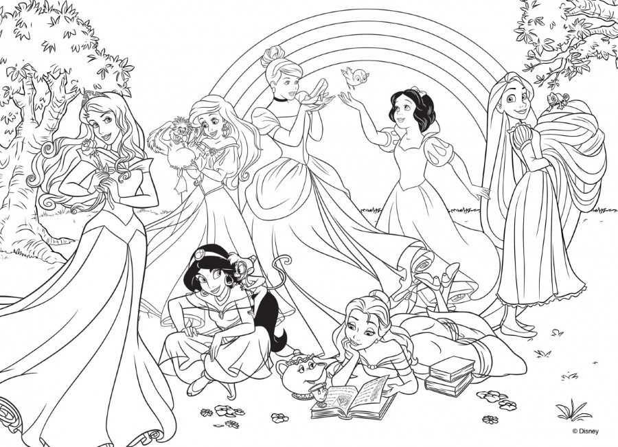 Lisciani Dėlionė 24 vnt. - Disney princesės