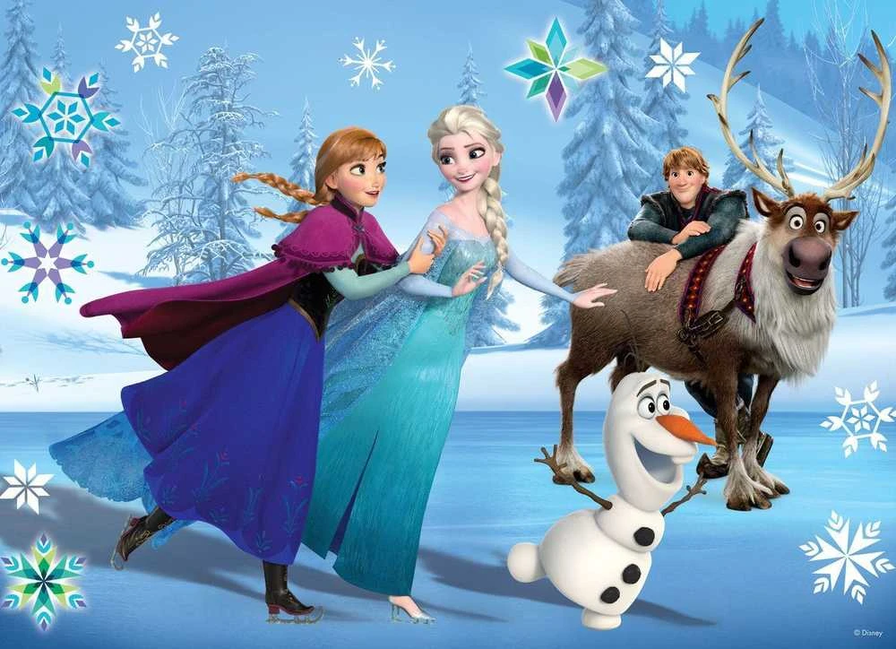 Dėlionė Lisciani Lapai dvipusiai Maxi 24 Frozen 2