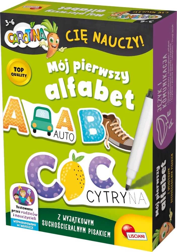 DANTE Lisciani Carotina mokosi abėcėlės vaikams 102341