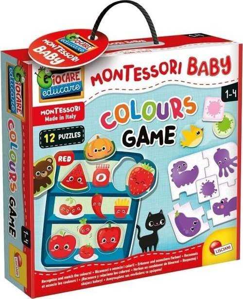 Lisciani Gra Montessori Baby - Gra su kolorami