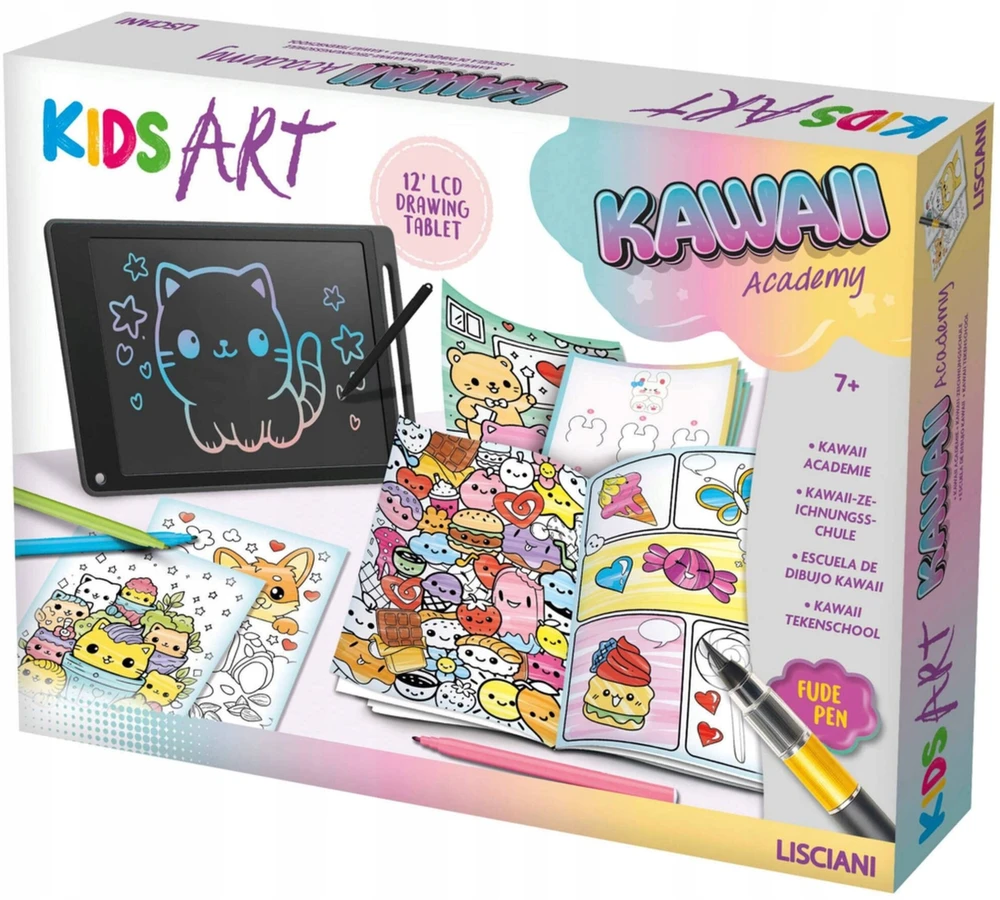 Lisciani Rinkinys Vaikų piešimo rinkinys - kawaii laboratorija