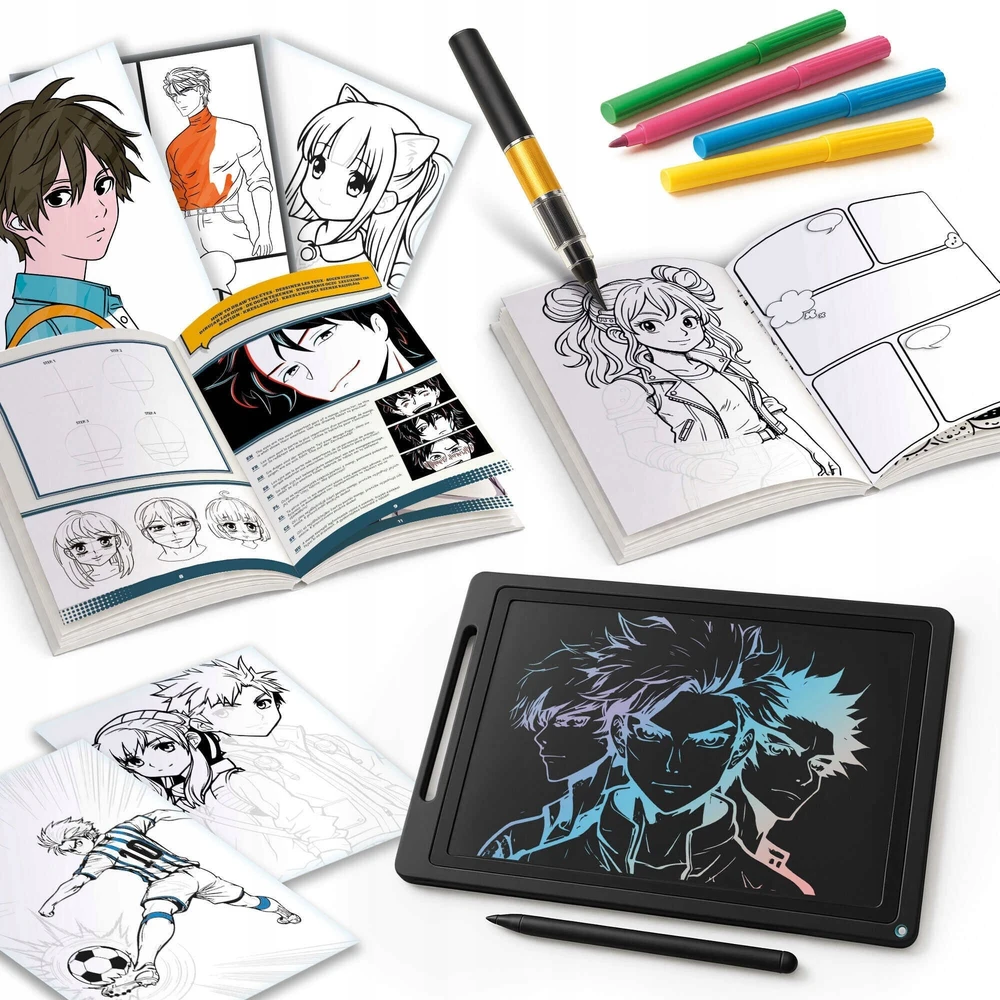 Lisciani Rinkinys Vaikų piešimo rinkinys – Manga Lab