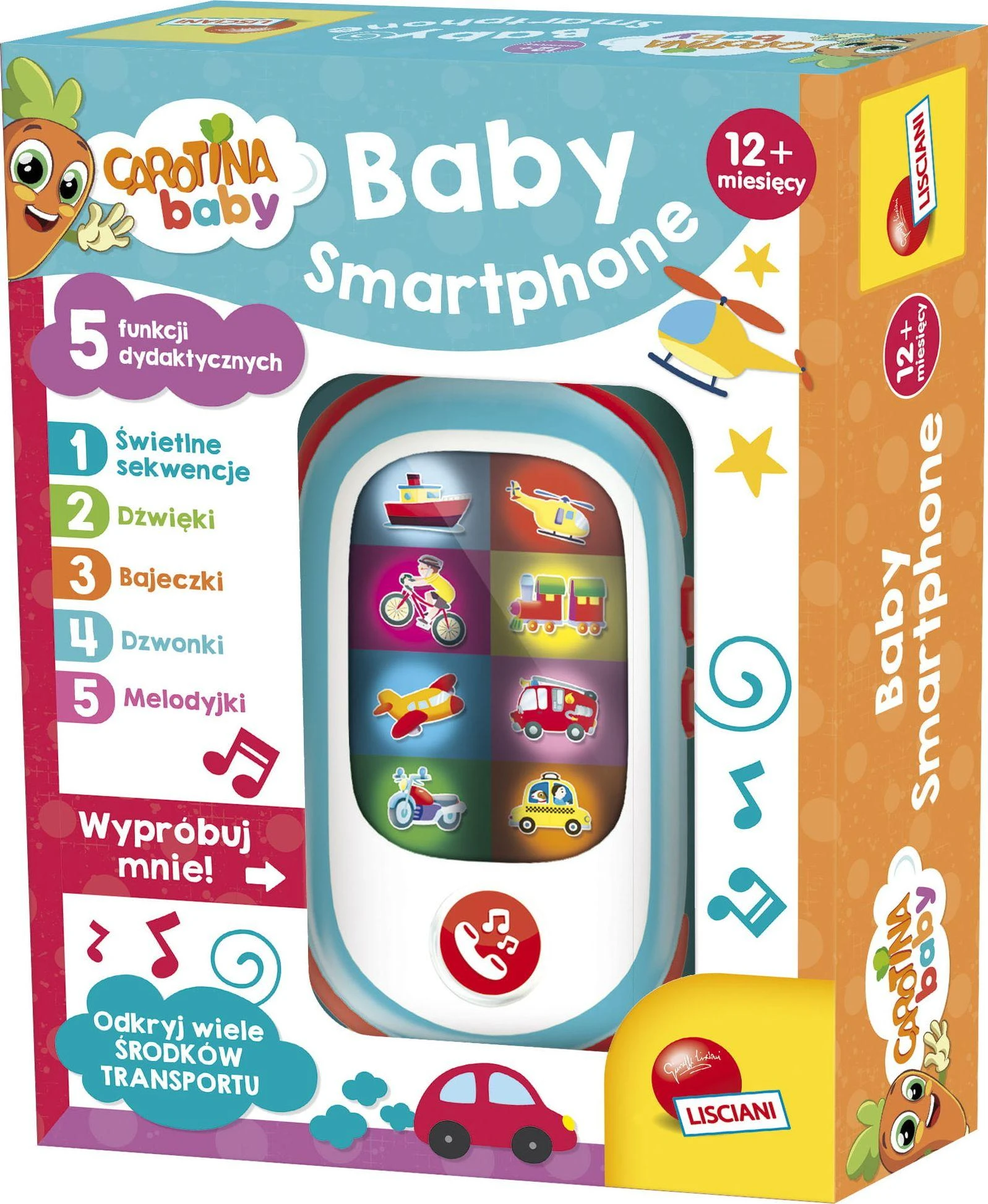 Lisciani Carotina Baby Išmanusis telefonas 55777